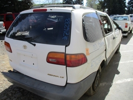 2000 TOYOTA SIENNA CE WHITE 3.0L AT 2WD Z16233